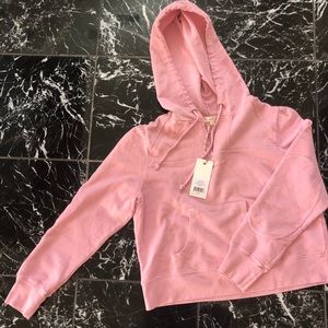 NWT LoveShackFancy Pink Sweater/Hoodie size Large